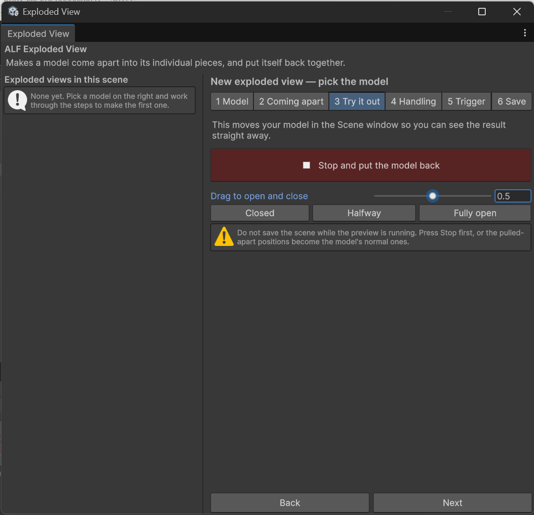Step 3 Try it out, while the preview is running